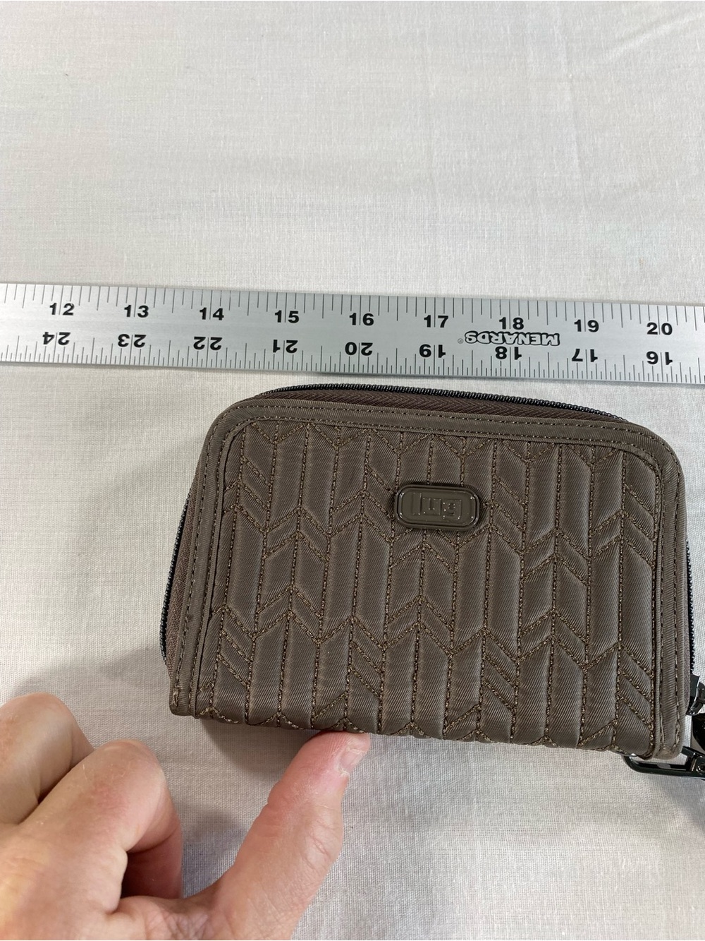 Lug Rodeo Wallet Billfold - Walnut Brown - Chevron Quilting